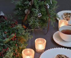 最後のクリスマスリース・クリスマスツリーレッスン